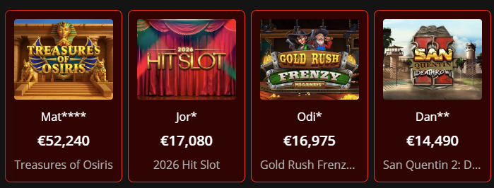 Ibet Top Winners